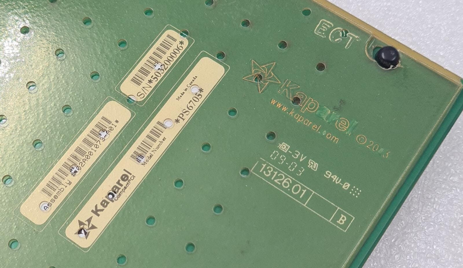 Kaparel PS6705 04A000284-A01 Circuit Board Module Assembly 02A001073-A01