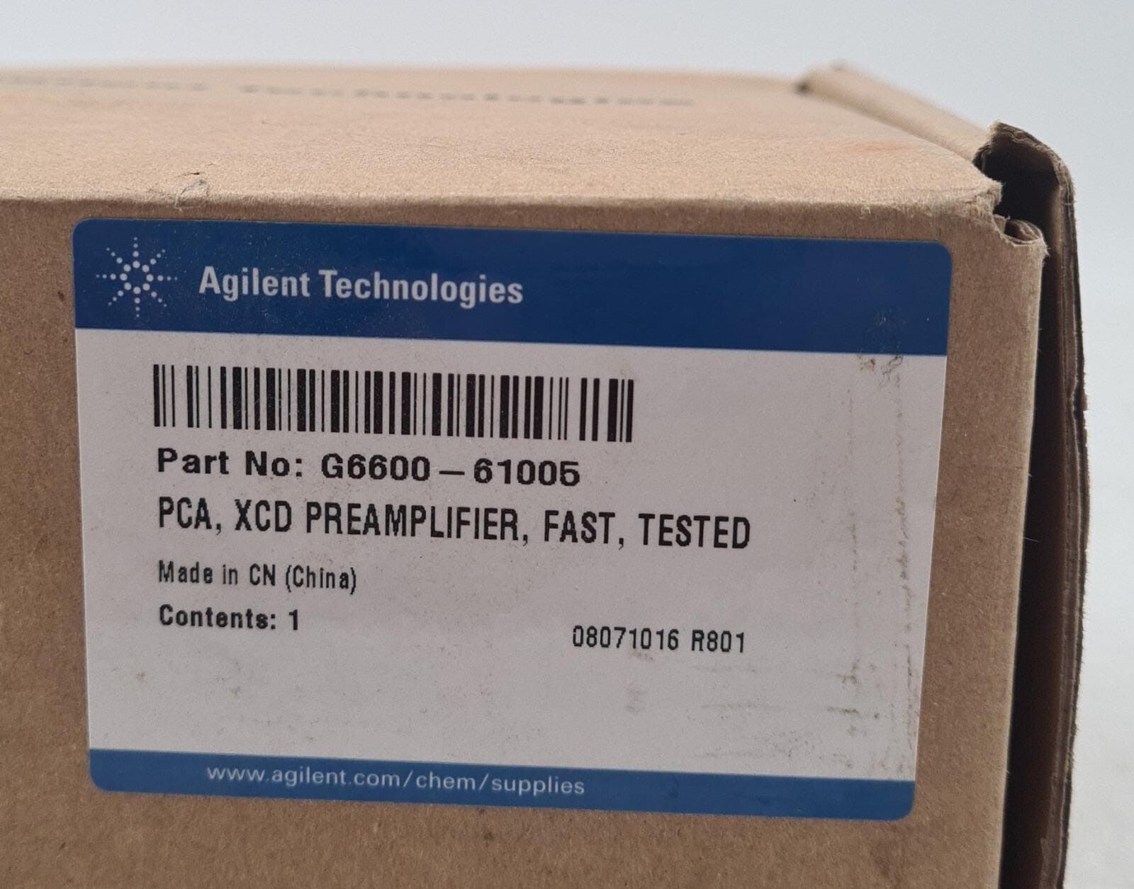 Agilent G6600-61005 PCA XCD PREAMPLIFIER FAST TESTED APC0001104