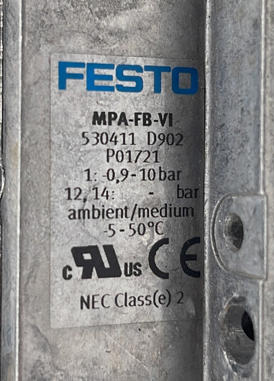 FESTO VMPA1-FB-EPL-EU W/ MPA-FB-VI 530411