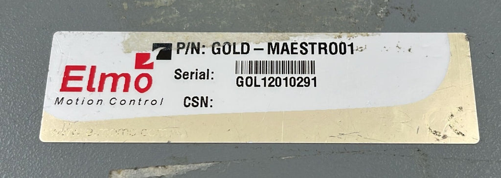 Elmo Motion Control GOLD- MAESTRO01 Multi Axis Network Technology **AS IS