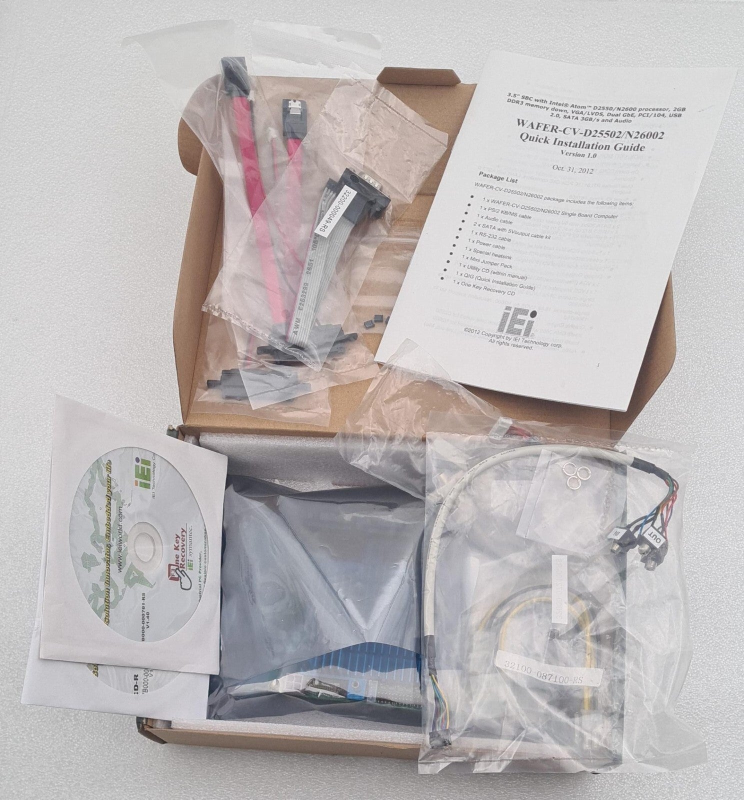 NEW - iEi WAFER-CV-N26002-R10 VER: 1.0 Industrial Control Motherboard PCIe mSATA