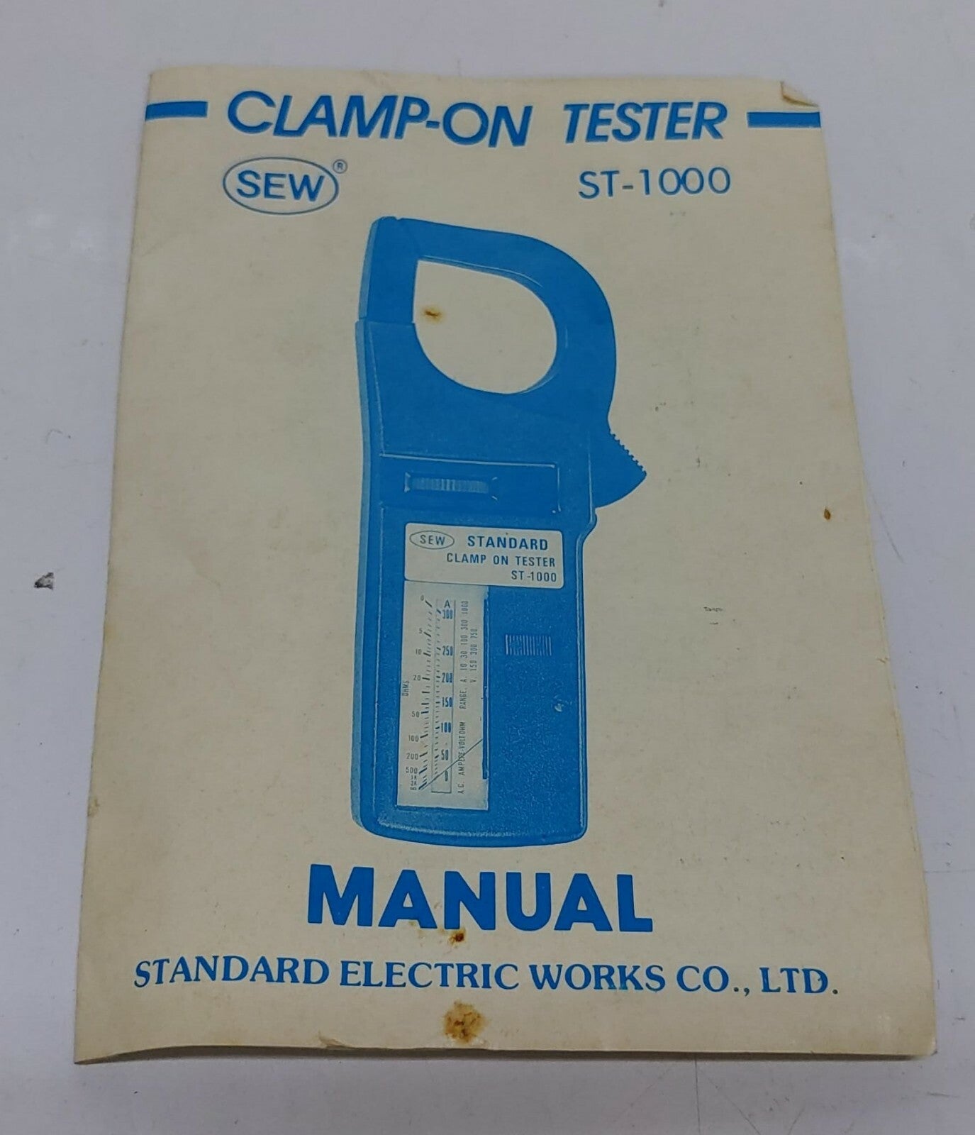 VINTAGE SEW MODEL ST-1000 CLAMP-ON TESTER AC VOLT OHM