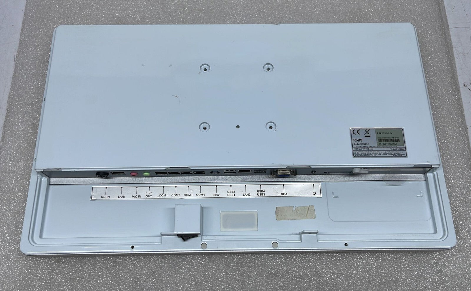 FLYTECH K758-C54 Multifunctional Touch Panel PC Screen 21.5" W/ HDD 500GB