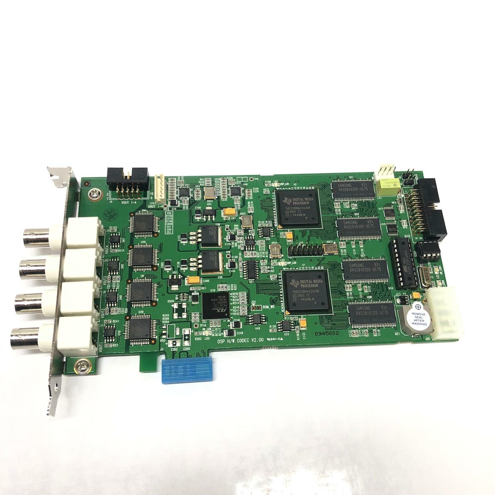 NUUO 8 Channel 240 fps H.264 HD-SDI DVR Card DSP H/W CODEC PCI-Express
