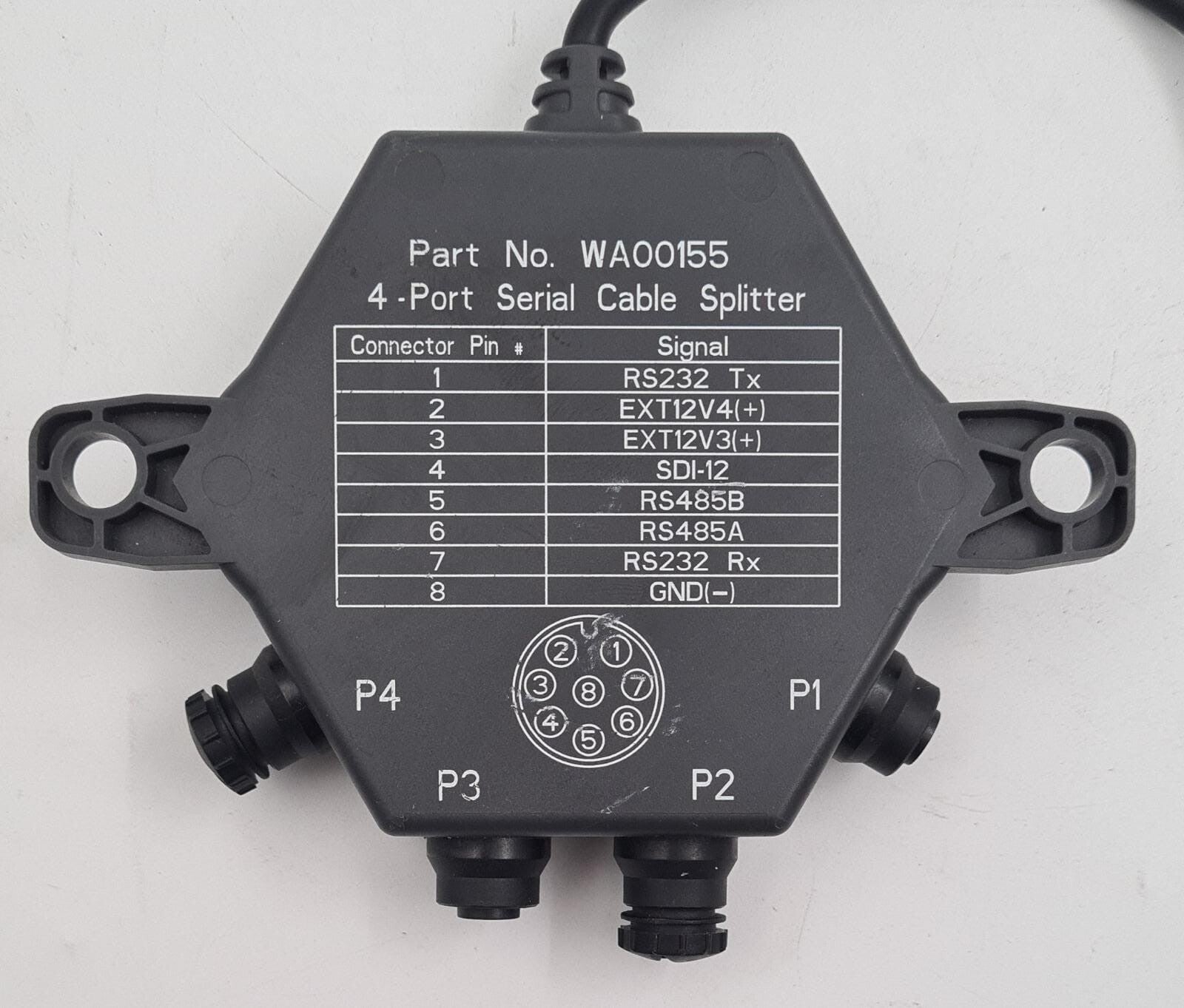 AYYEKA WA00155 4-Port Serial Cable Splitter Connector to Wavelet Gateway