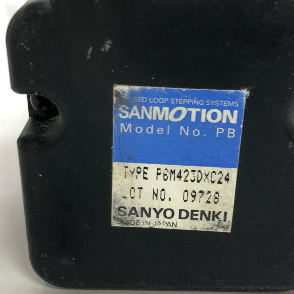 SANYO DENKI SANMOTION PB MOTOR PBM423DXC24 W/ 6 FT Cable
