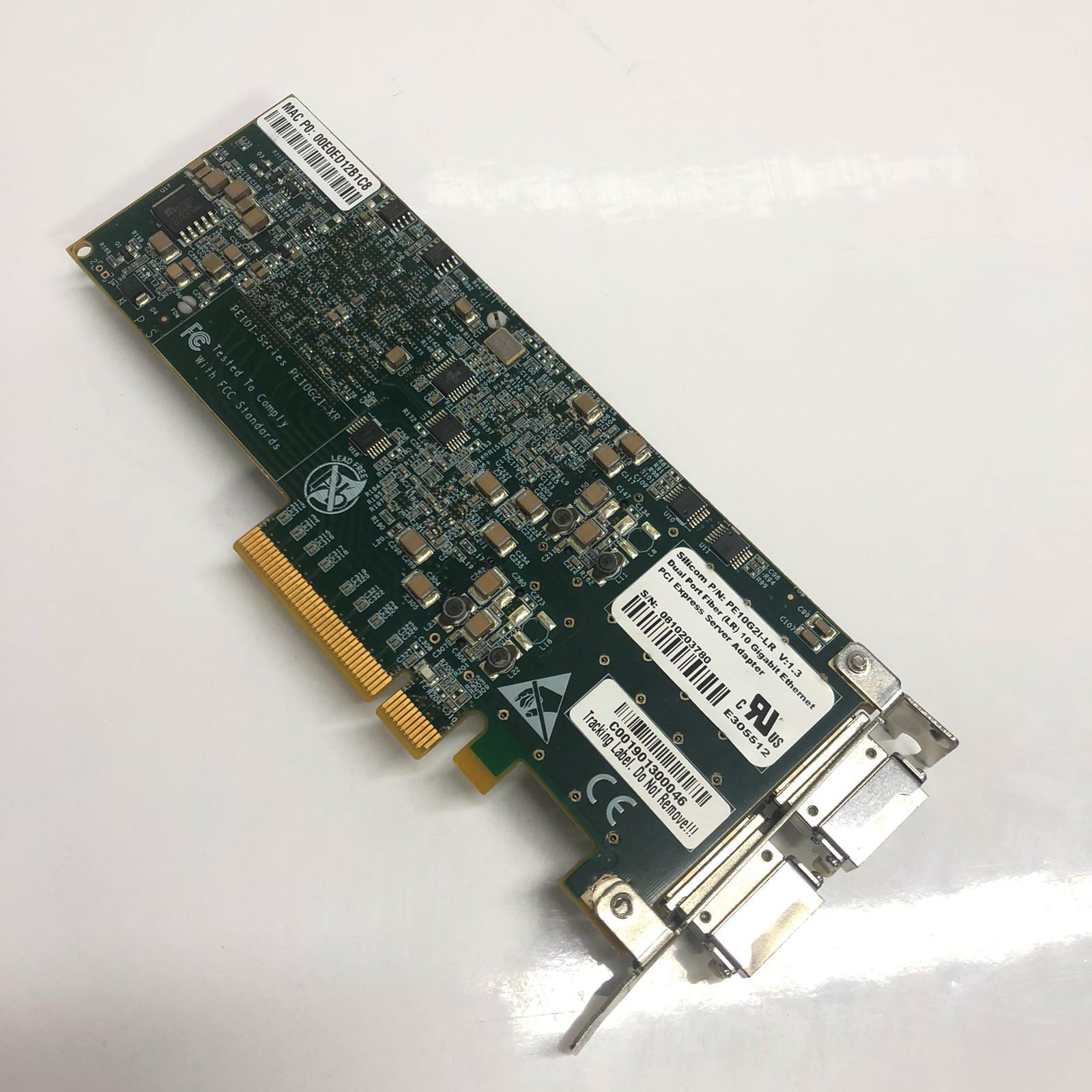 Silicom PE10G2I-SR Dual Port 10GBe PCI-E Ethernet Server Adapter
