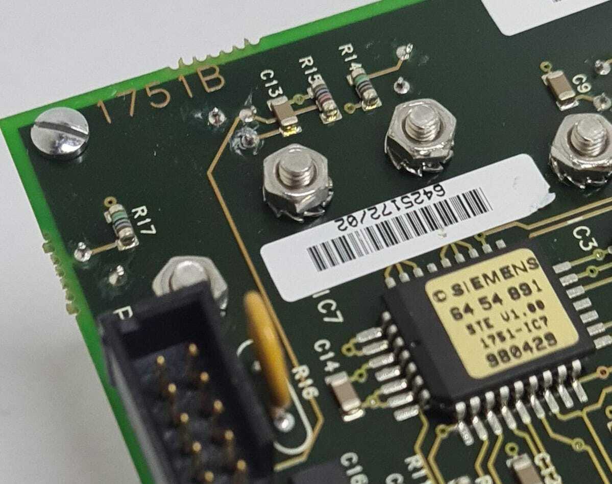 Siemens MAQUET Kion Assy 64 54 867/1 PN 6425172 Board 6260942 PCB 1751B