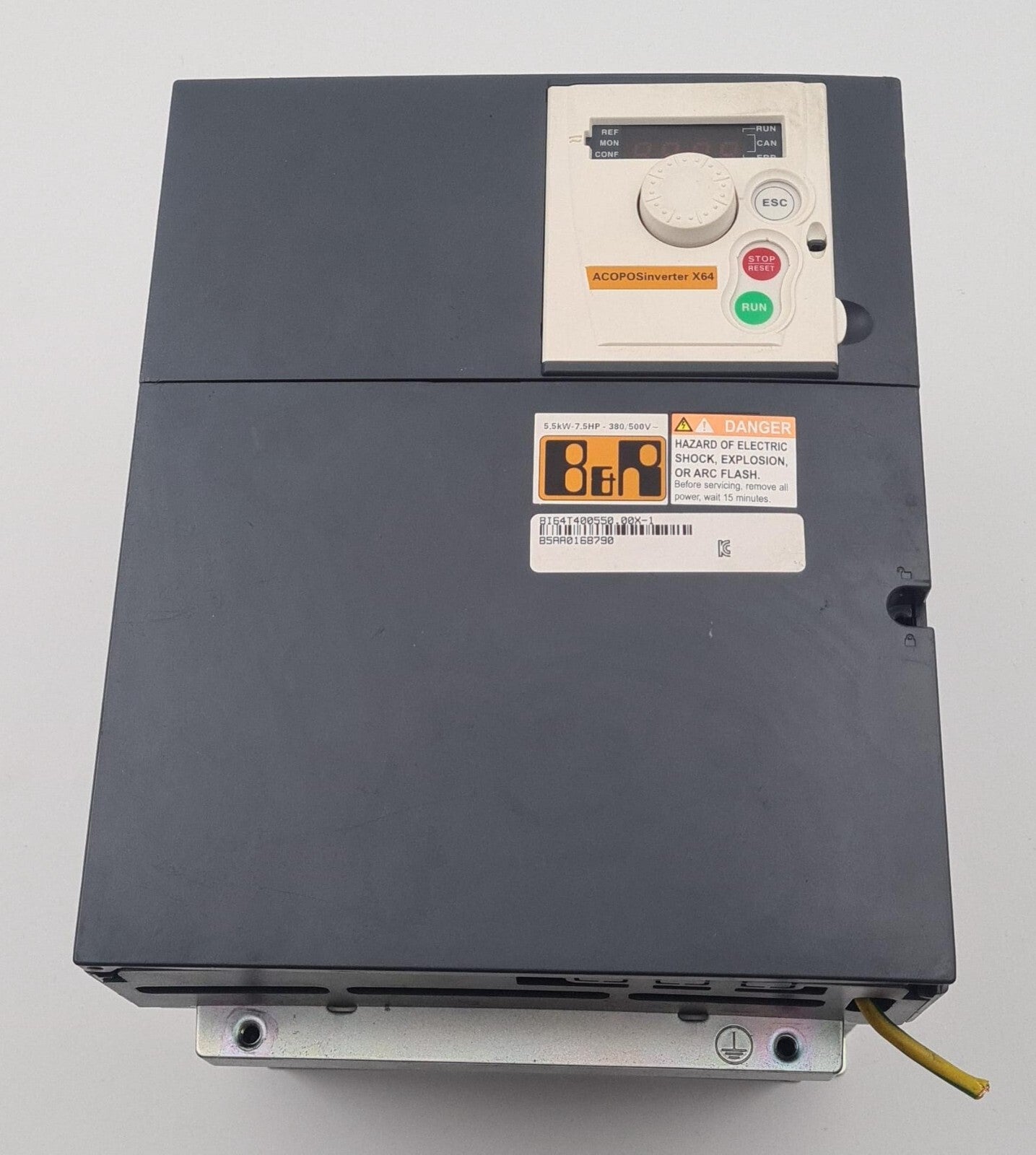 B&R Automation ACOPOS inverter X64 8I64T400550.000-1 5.5kW 7.5HP V5.1