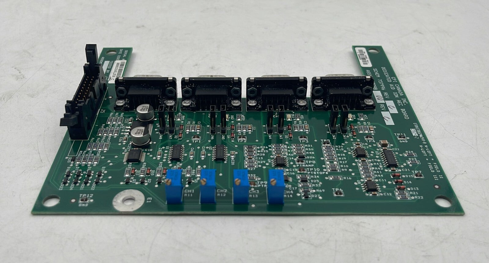 INDICO X-Ray Dedicated AID ION CPI Board PWB 737998 SCHEM 737996 PWB 737997