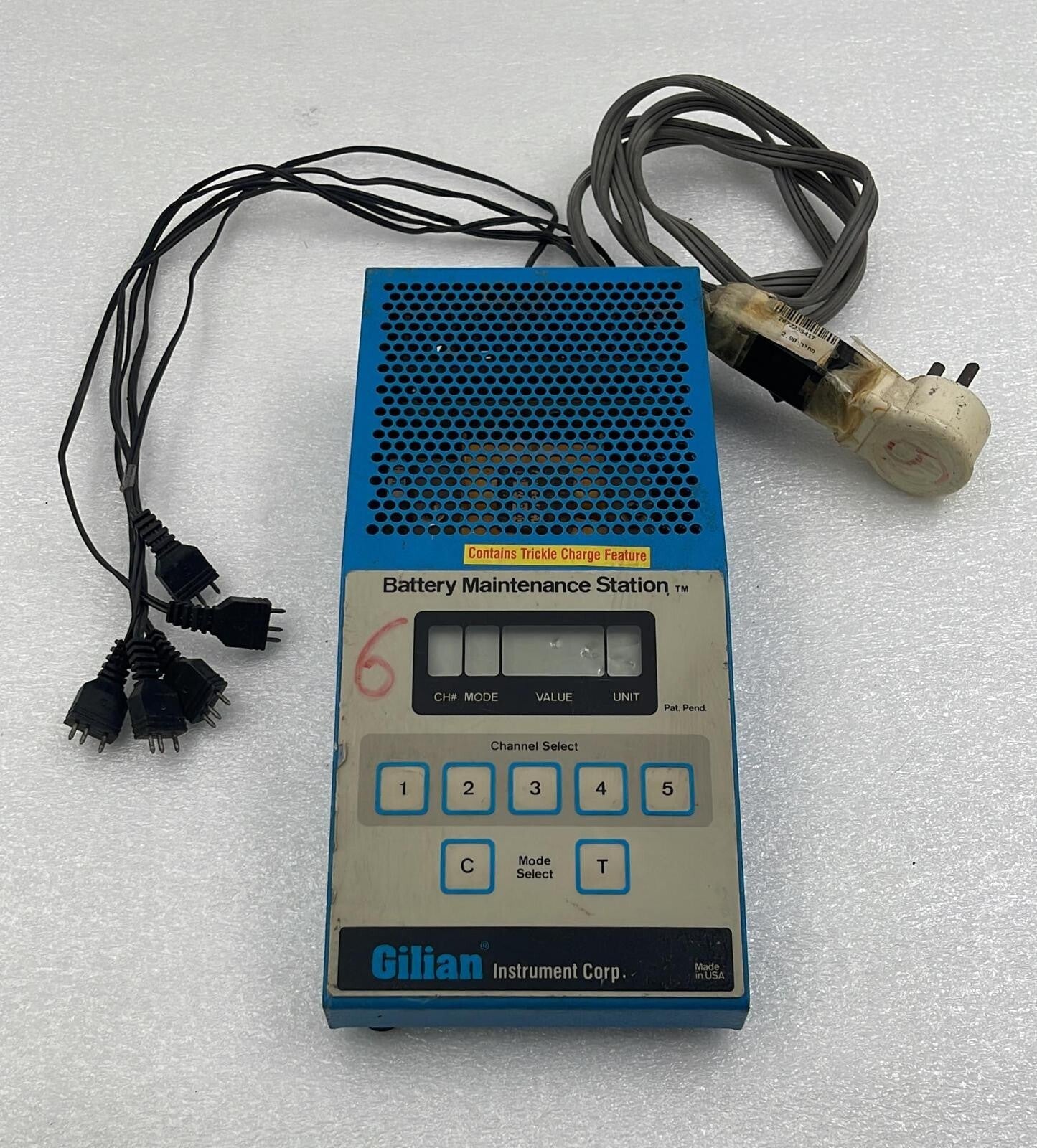 Gilian BMS-100 Battery Maintenance Station 5-Channel