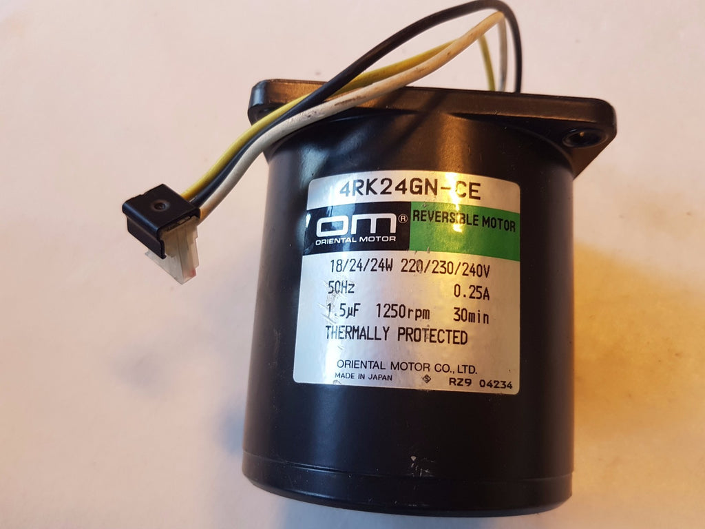 Oriental Motor 4RK24GN CE Reversible motor 18 24 24 W 220 230 240 50 Hz 1250 Rpm