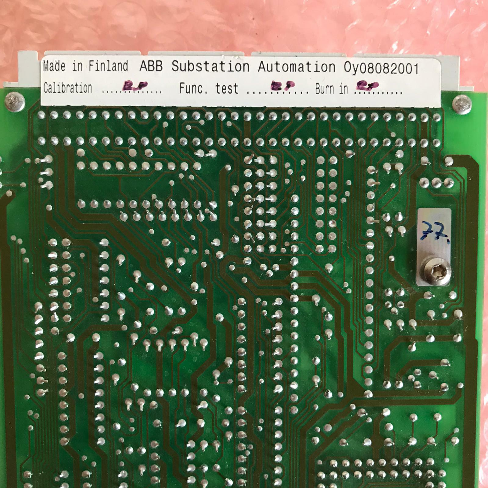 Abb Substation Automation Over current Relay SPCJ 4D29 Aa Module (Complete)