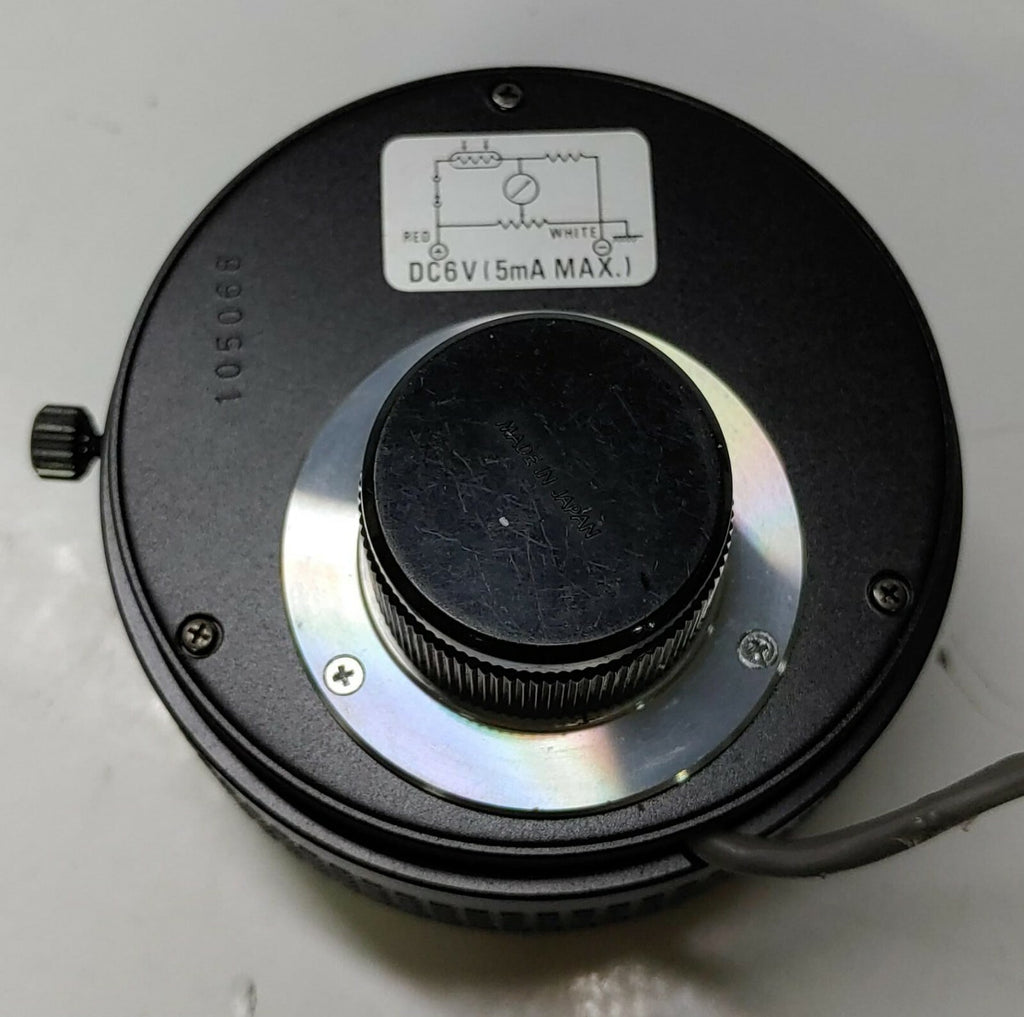 COSMICAR TV LENS EE 16mm 1:1.4DC6V (6mA MAX.) C1614E 16mmF1.4 CCTV CAMERA LENS