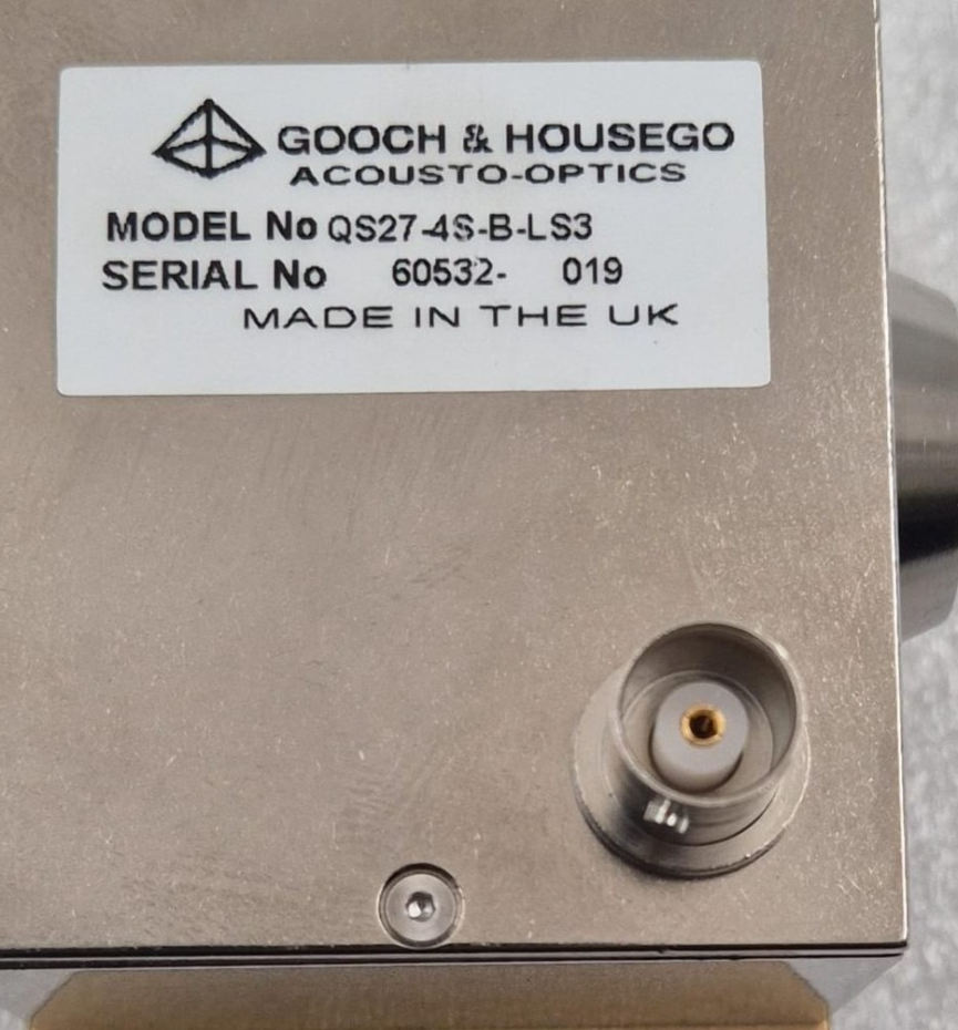 GOOCH & HOUSEGO QS27-4S-B-LS3 Q-Switch Laser Frequency Pulse LaserScope Aura i