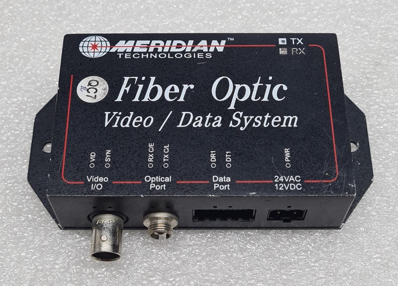 Meridian Technologies NT-1U2D/2D-5C-FC Fiber Optic Video / Data System