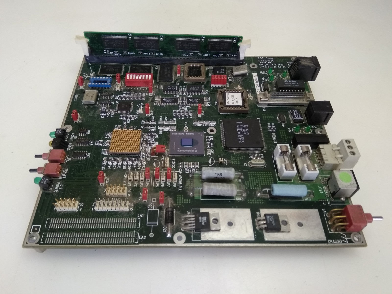 Est Corporation Sbc6xx Evaluation Board Intel Dc1096b 21143 Pd Xpc106arx66cg