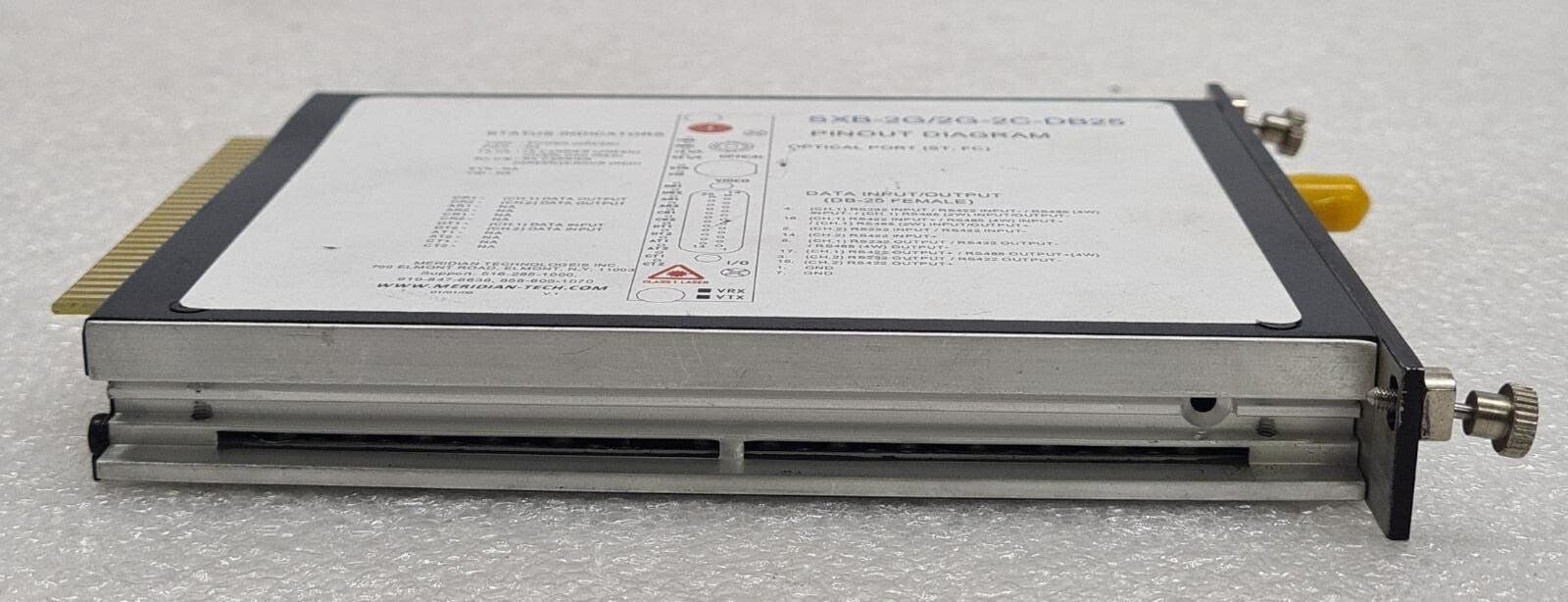 Meridian Technologies SXB-2G/2G-2C-DB25 Fiber-Optic Transmission