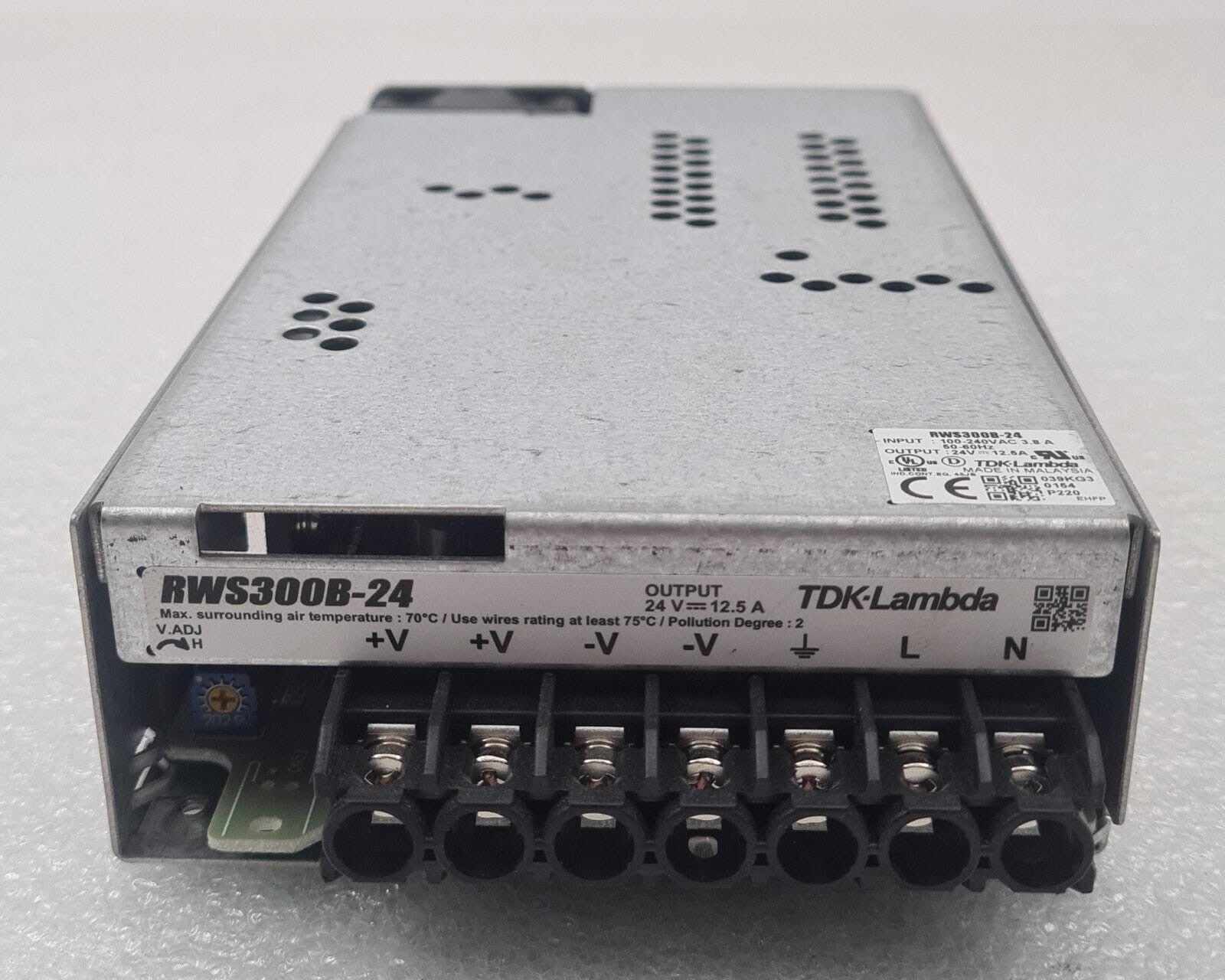 TDK-LAMBDA RWS300B-24 Power Supply 100-240VAC 24V 12.5A
