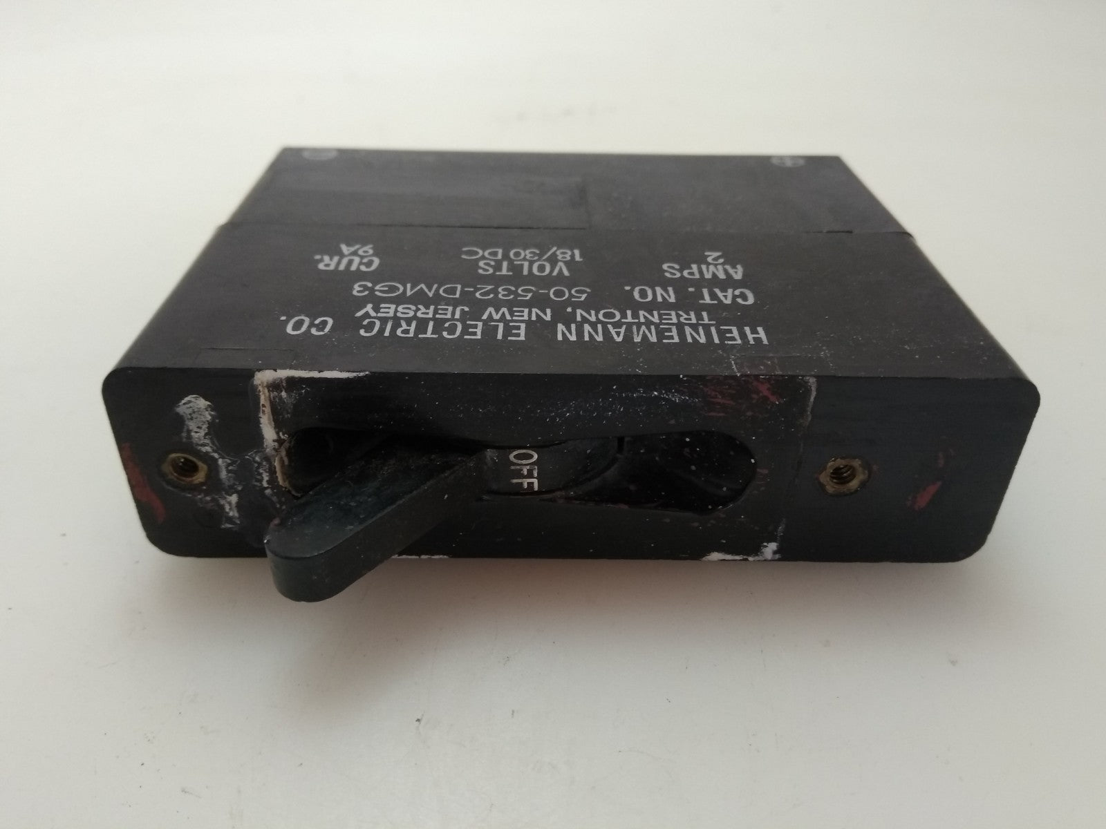 Heimemann Electric Co 50 532 Dmg3 Circuit Breakers 9 amper 18 30 Vdc