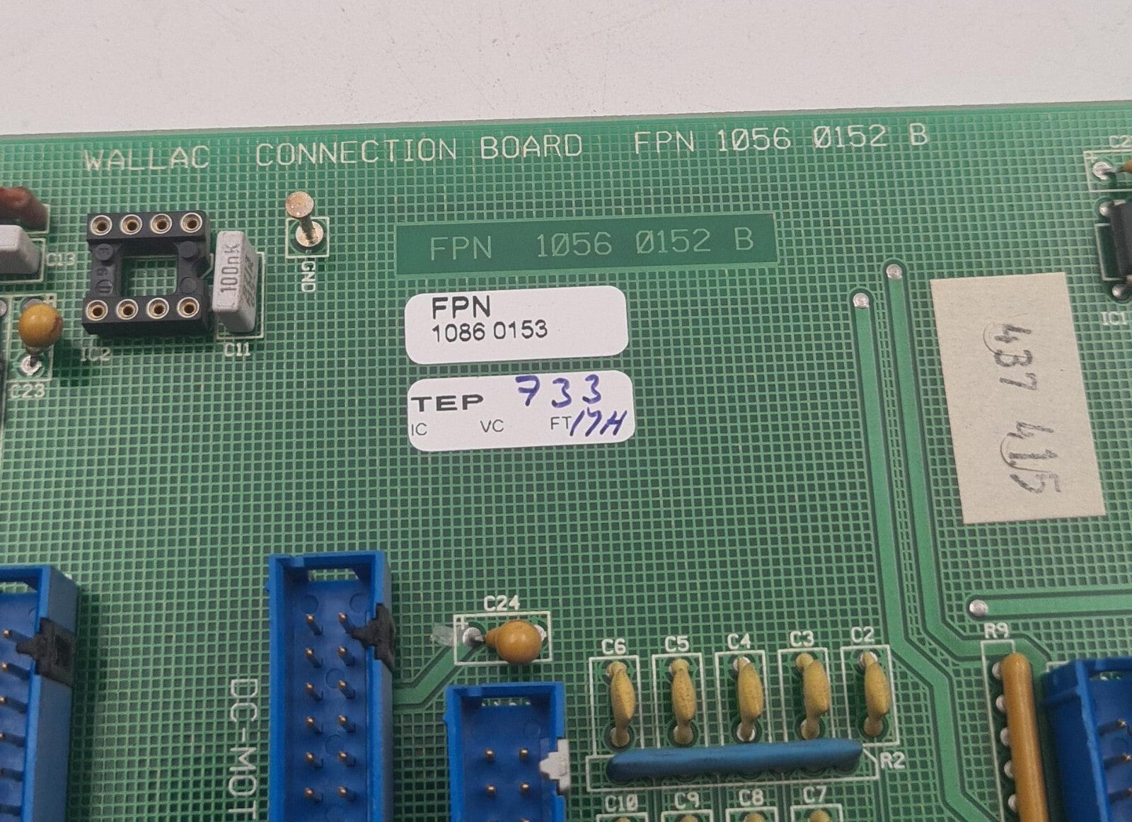 WALLAC FPN 1086 0153 Connection Board FPN 1056 0152 B