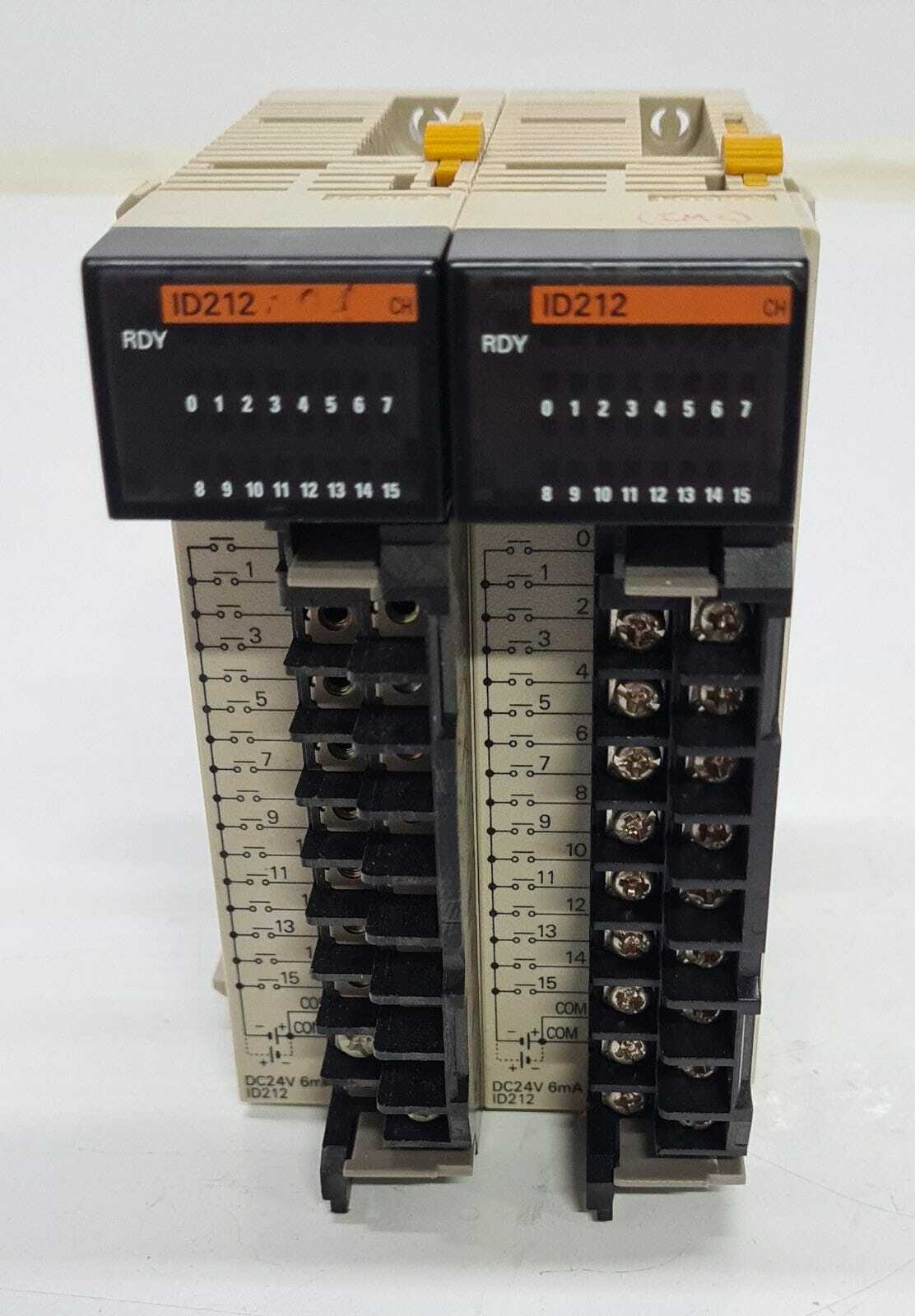 [LOT OF 2] Omron ID212 CQM1-ID212 Output Unit Module