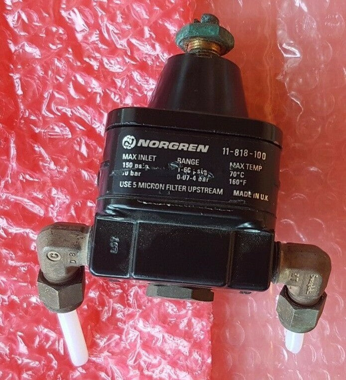 Norgren 11 818 100 Air Pressure Regulator 0.07 4 Bar 150 Psi