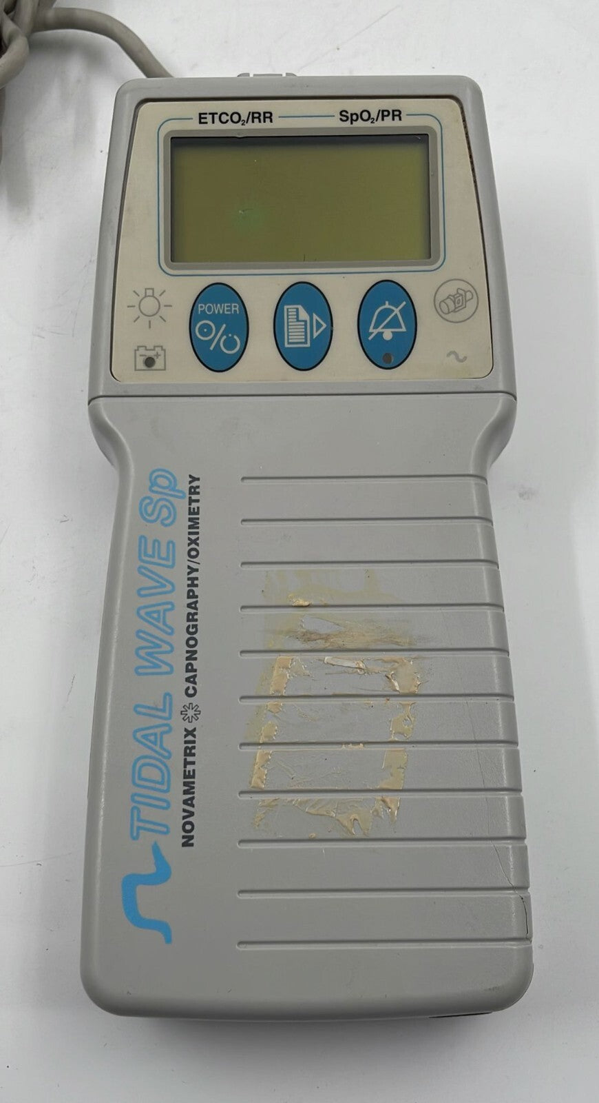 Novametrix Capnography/Oximetry Tidal Wave Sp 715 W/ Battery