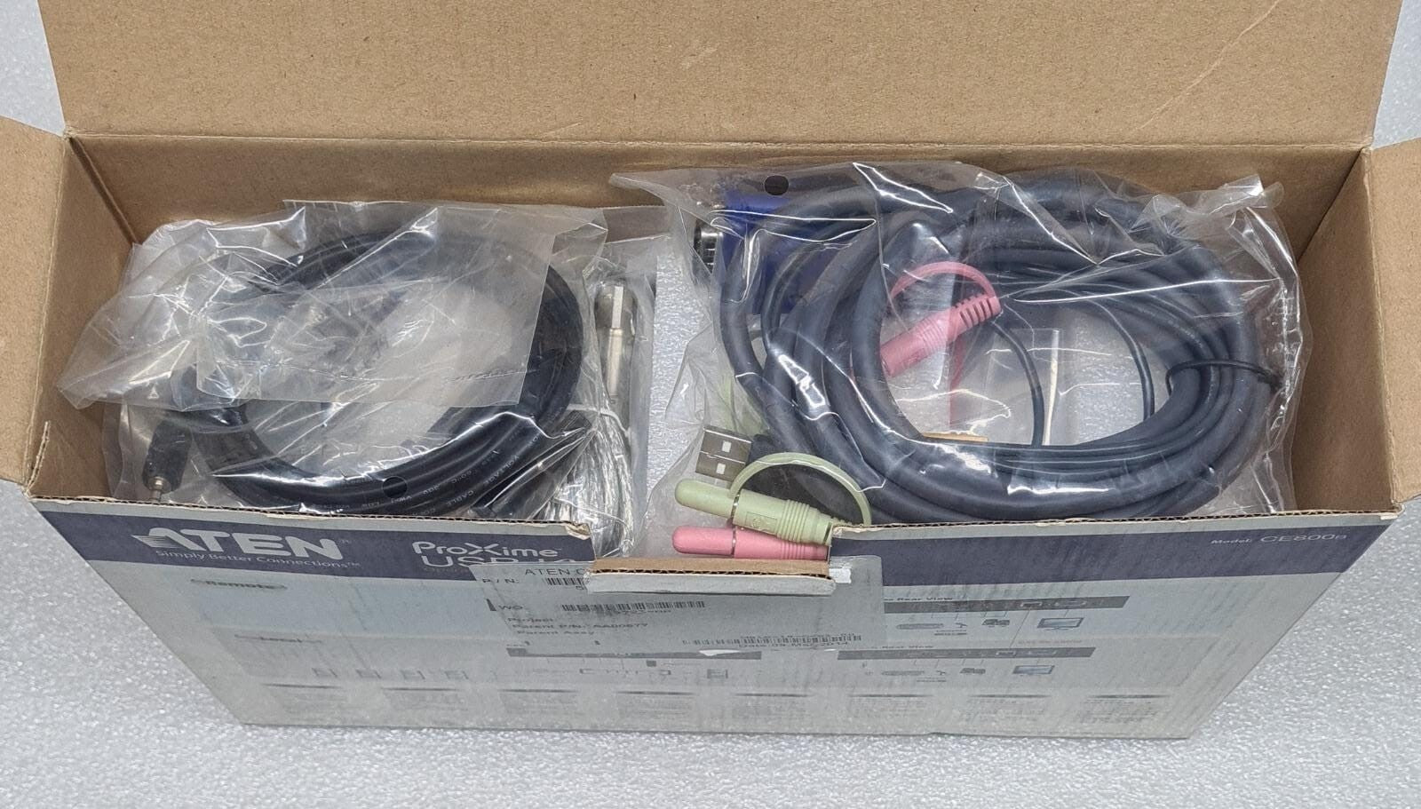 ATEN ProXime USB KVM Extender CE800B-L VGA/Audio Dual Console operation Half-Kit