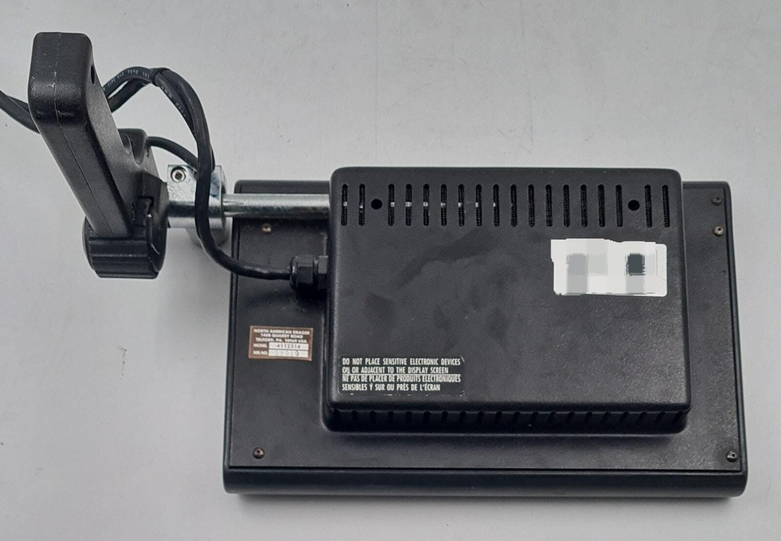 NORTH AMERICAN DRAGER NARKOMED 2C 4112314 Monitor Screen Control Panel