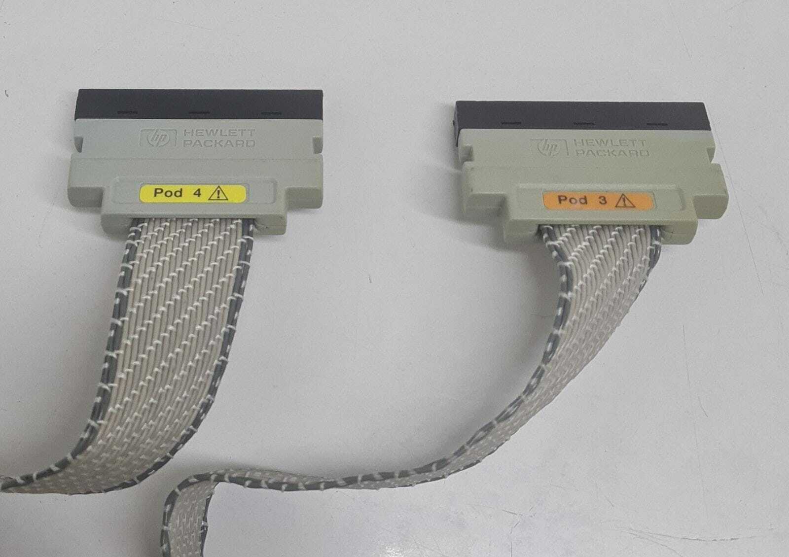 HP / Agilent E5346A High Density Probe Adapter W/ Cables POD 1/ 2 & 3/ 4 - KIT