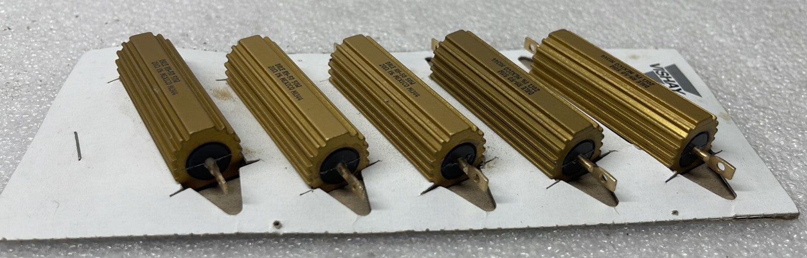 NEW - [LOT OF 5] VISHAY RH05010R00FE02 DALE RH WIREWOUND RESISTOR 20ohm 50W