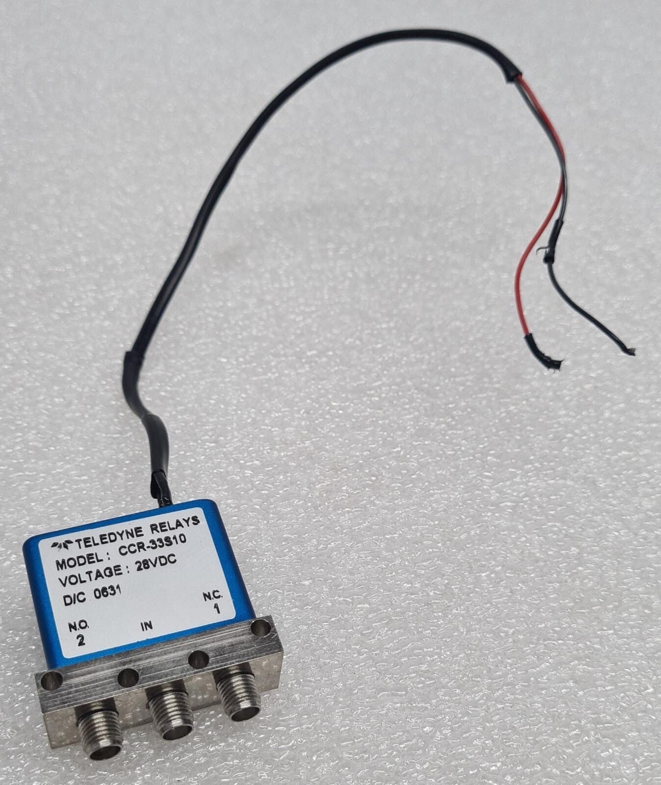 TELEDYNE Relays COAX Switches CCR-33S10 28 VDC RF Microwave switch