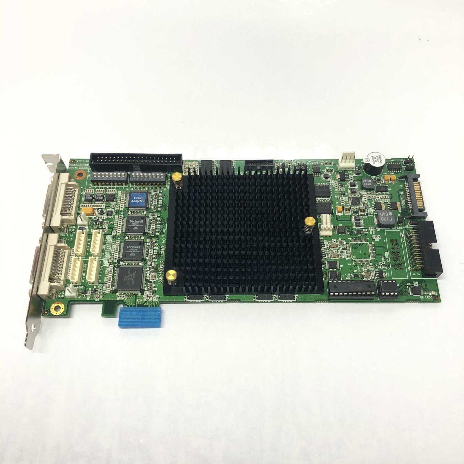 NUUO Video analytics H.264 16CH 480FPS/D1 DVR Real Time Video PciE Card