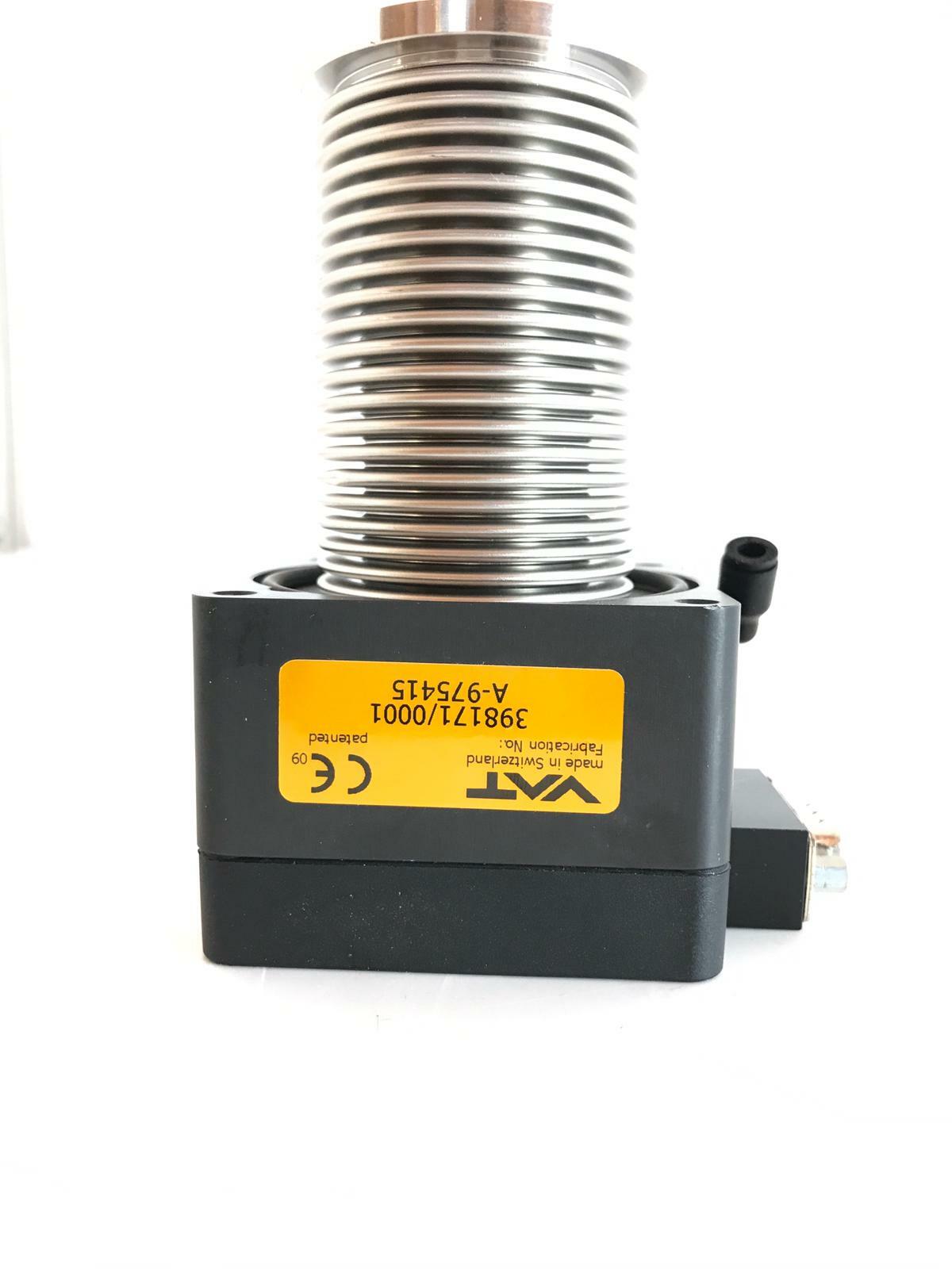 Vat Valve 398171/0001 With Pneumatic Nc Actuator And 9 Way D Sub Plug Connector