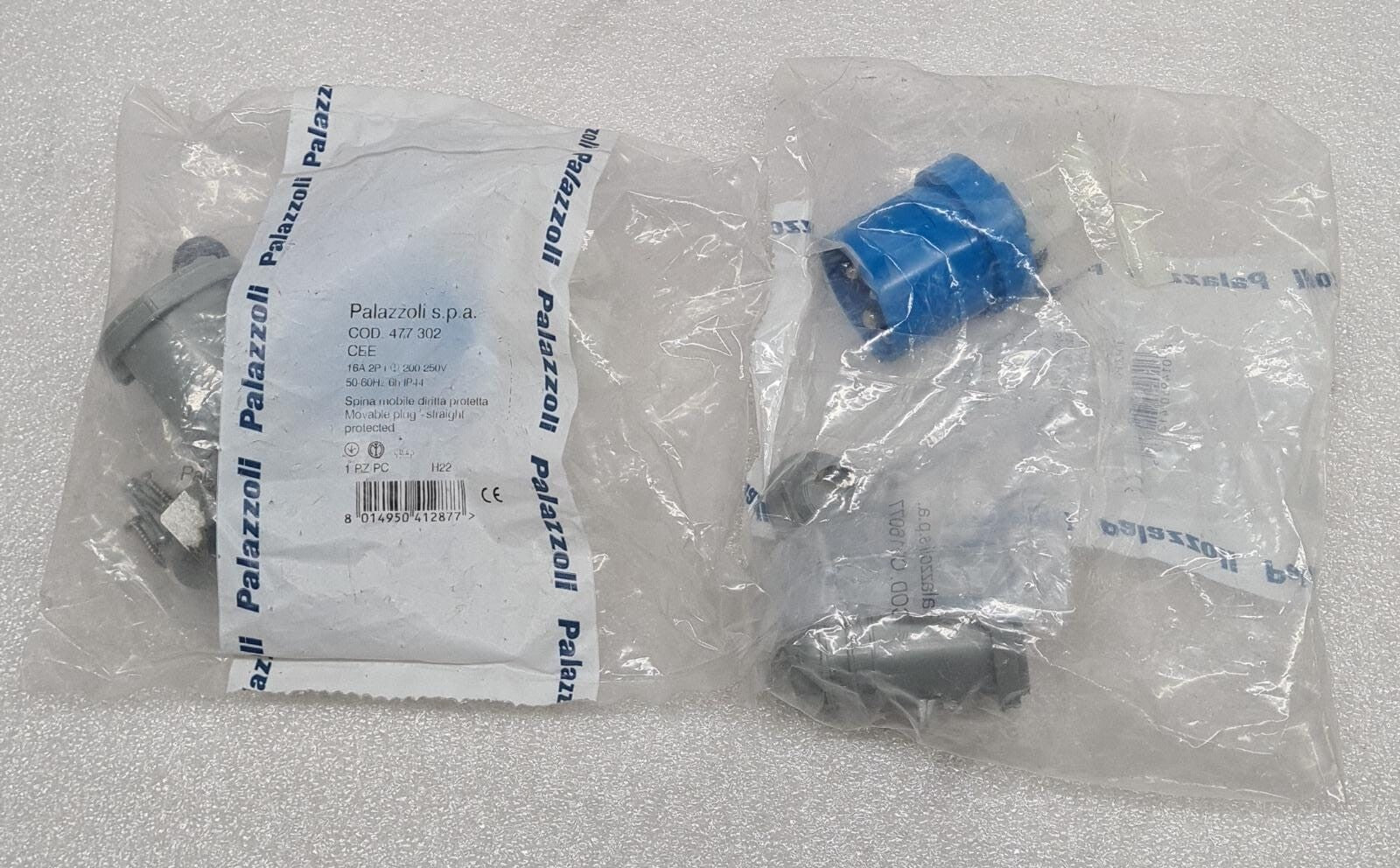 [LOT 5] NEW - Palazzoli Plug Connector 2* 477302 & 2*477305 & 1* 476306