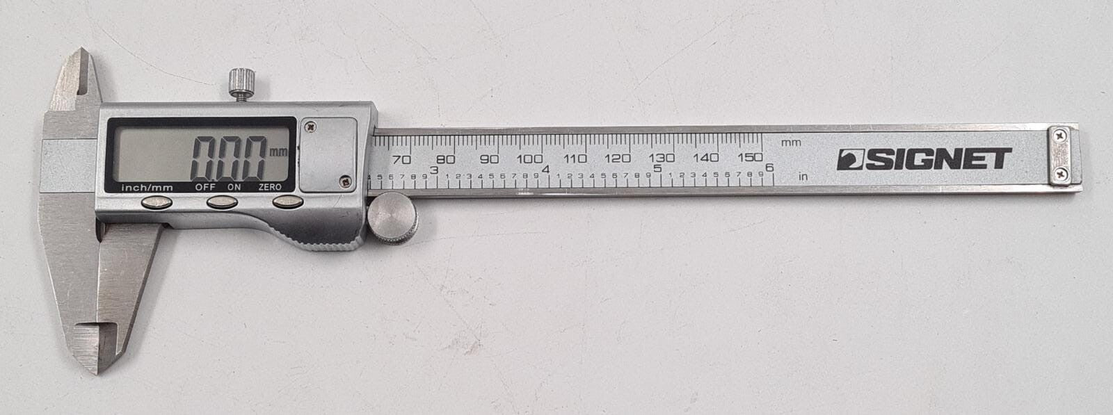 SIGNET 75430 Digital Caliper 0-150mm meter W/ Box