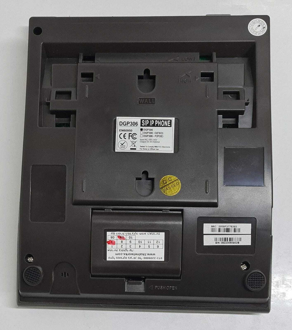NEW - DGP306 SIP IP VOIP Phone Full Set Desk Telephone KIT