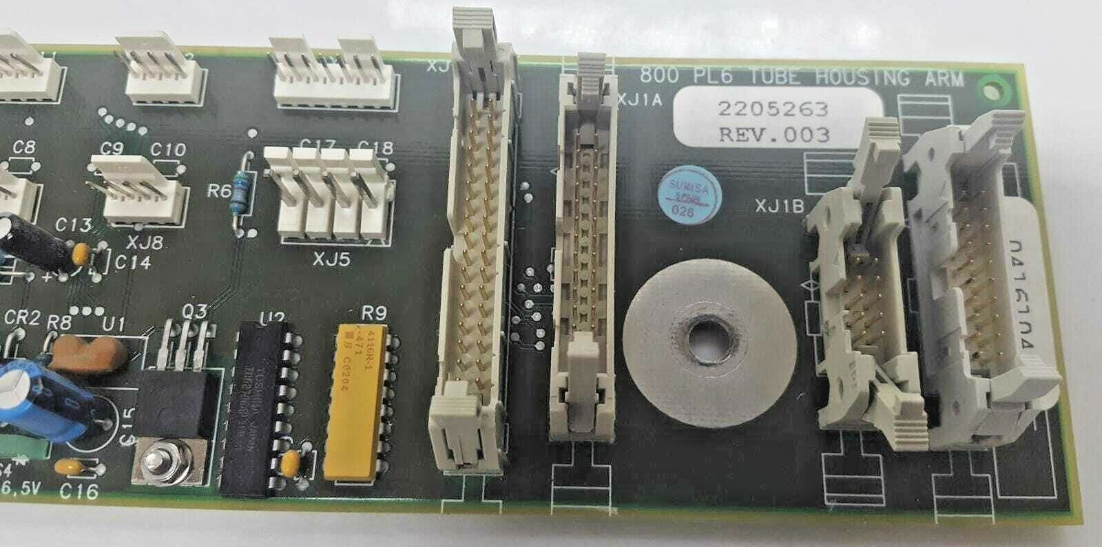 GE Senographe DMR+ 2205263 REV. 003 800 PL6 Tube Housing Arm Distribution Board