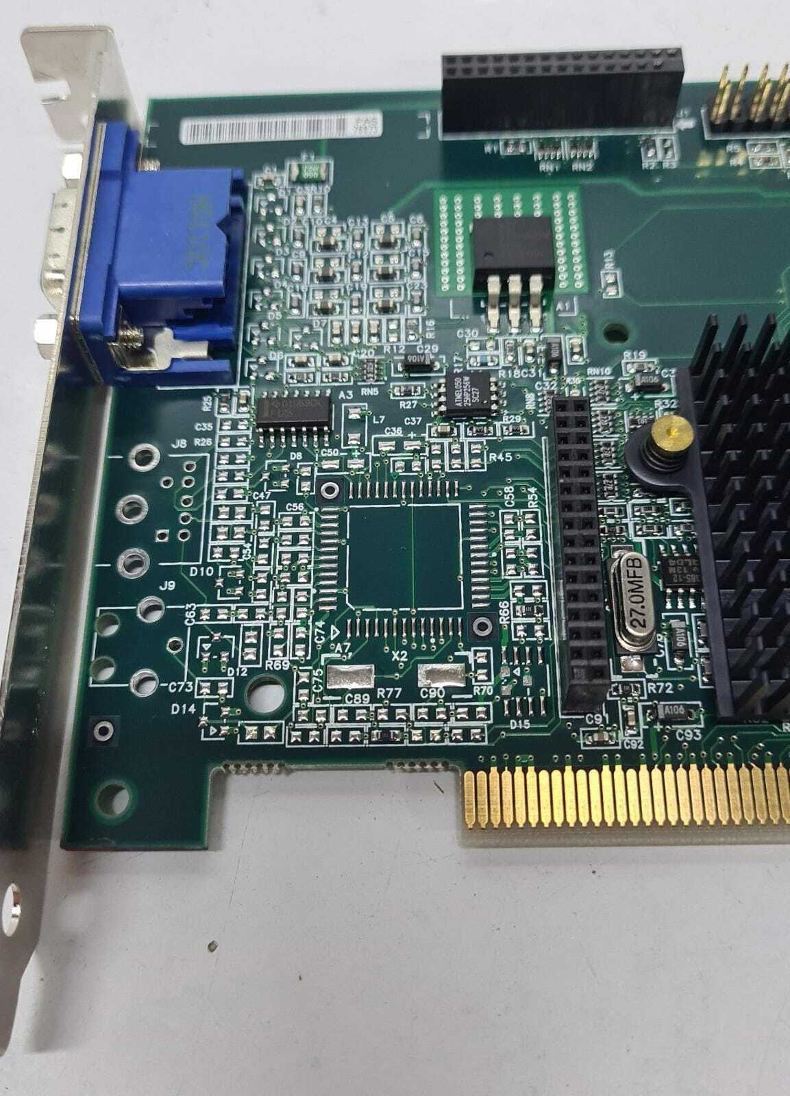 Creo MATROX 844-00 Rev. A MGI G2+/MILP/8D/IBM PCI Video Graphic Card