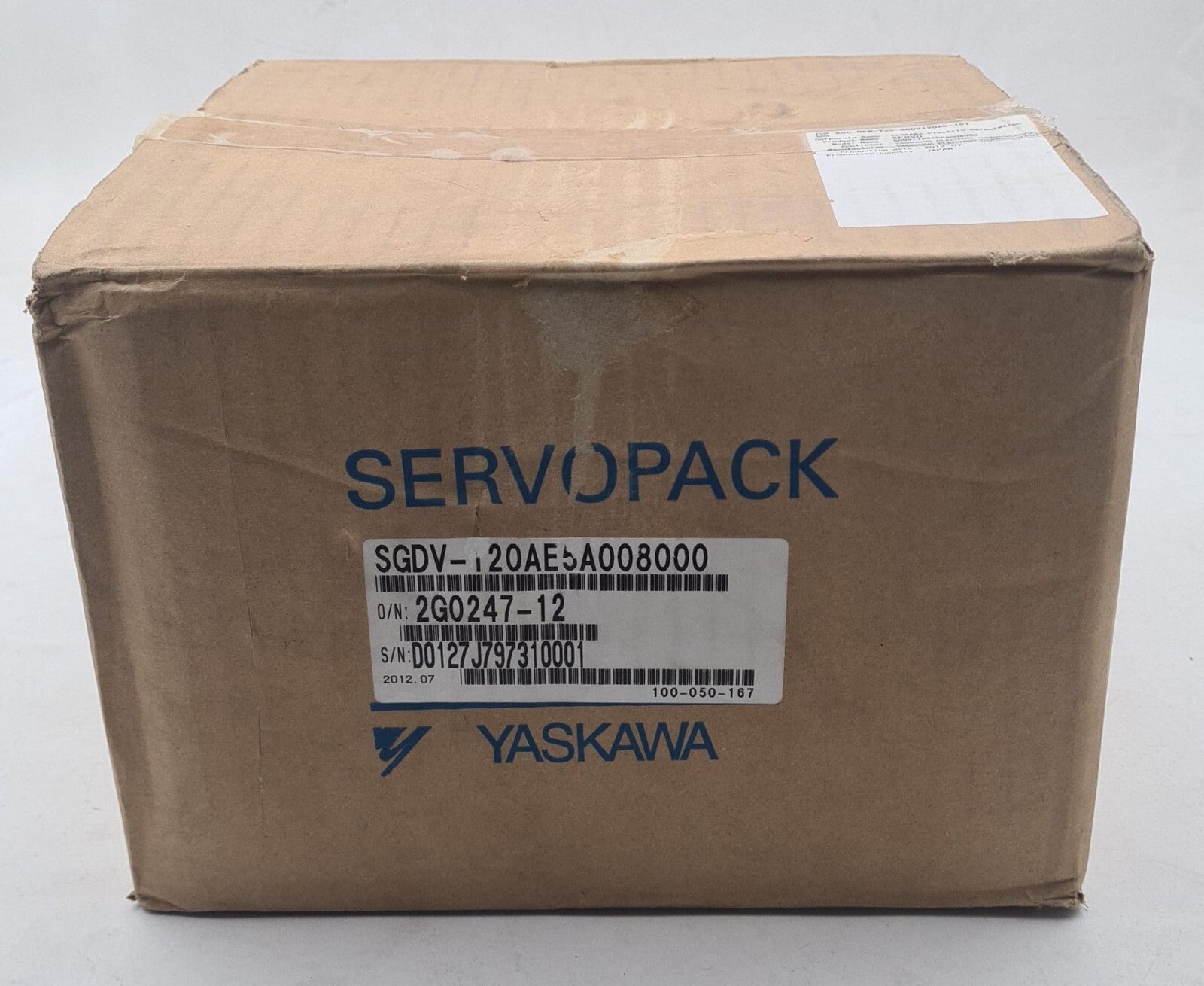 NEW - YASKAWA SERVOPACK SGDV-120AE5A008000 Servo Drive 1.5kW 200V