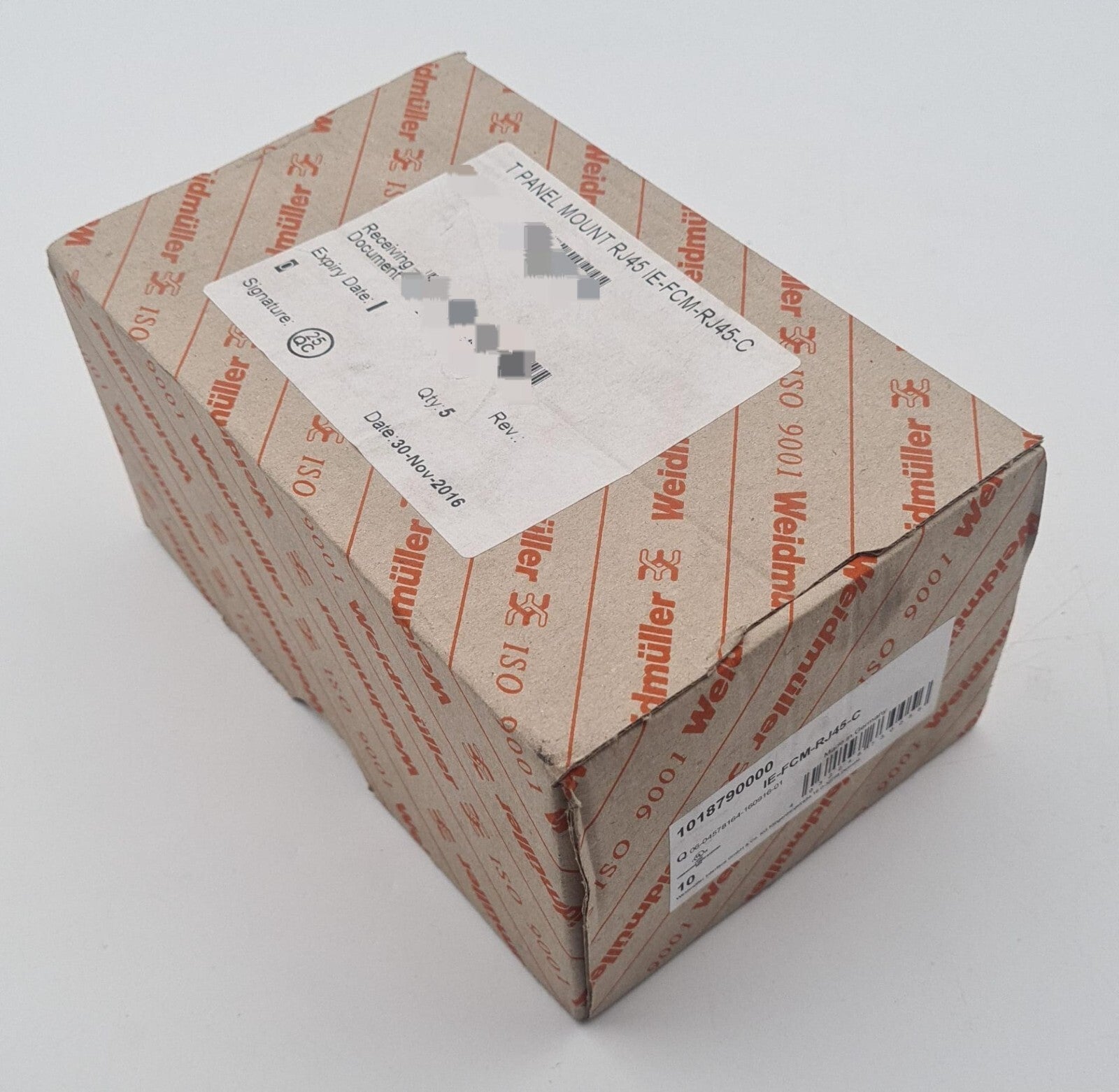 [LOT OF 5] NEW - Weidmuller Coupler Converter IE-FCM-RJ45-C 1018790000
