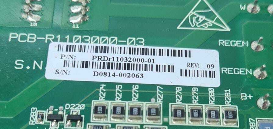 Servotronix SE Power 2000W PCBA PRDr11032000-01 Rev. 09 PCB-R1103000-03