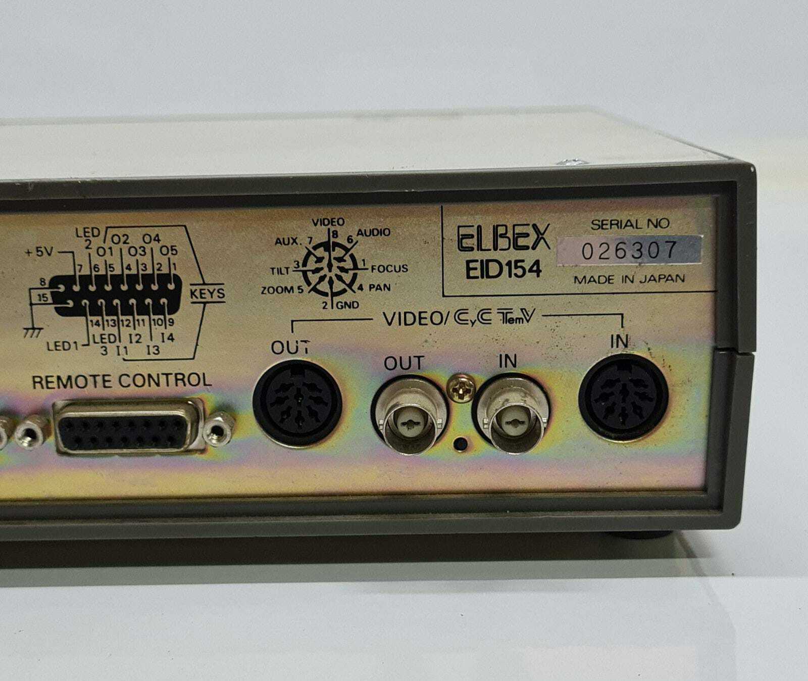 Elbex I Decoder EID154 CCTV Video Control Vga Security Controller