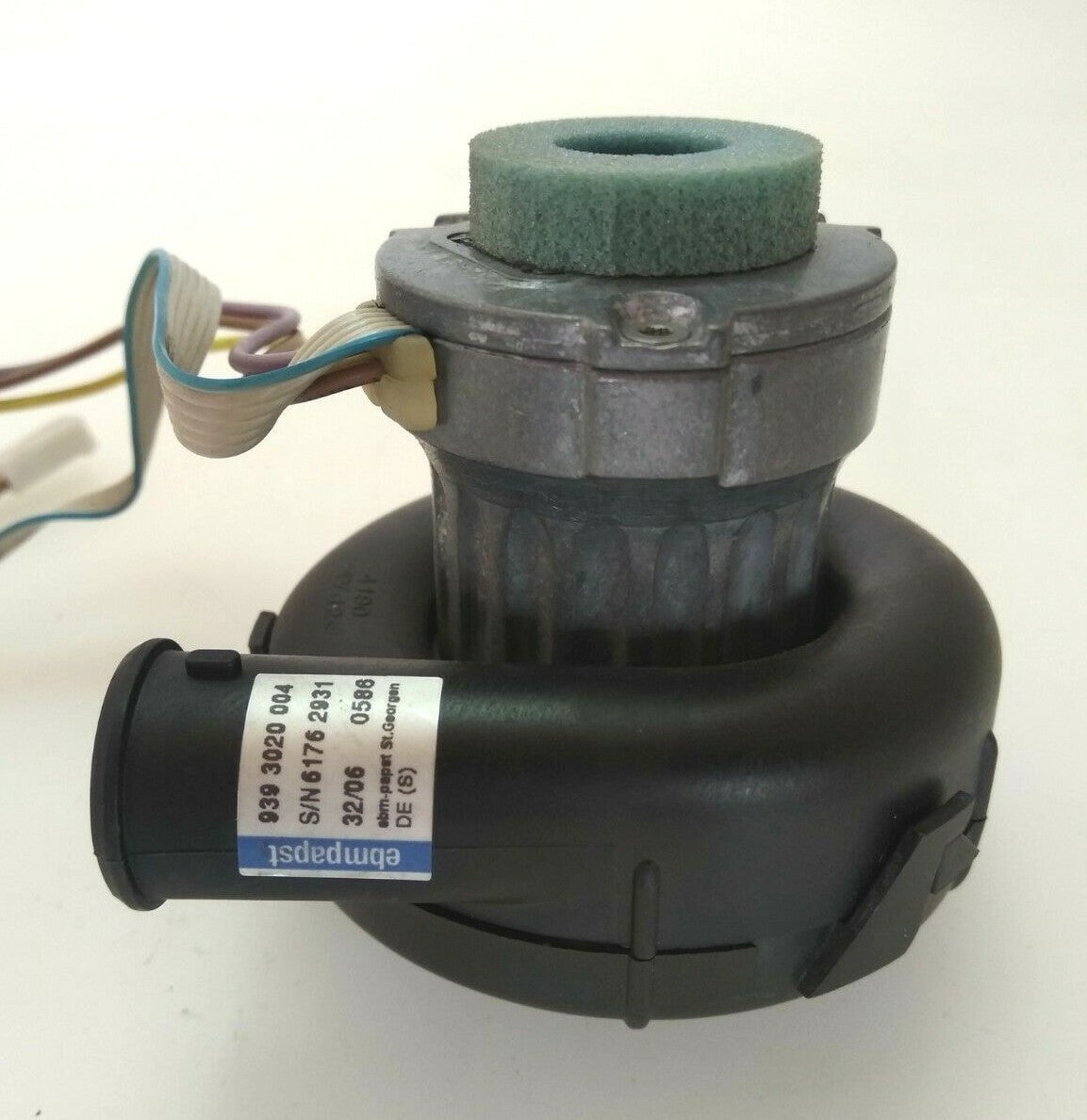 Ebmpapst Internal Centrifugal Radial Vent Blower Motor 939 3020 004 24Vdc 150CFM