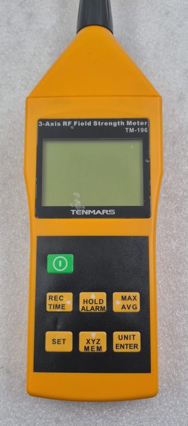 TENMARS TM-196 3-Axis RF Field Strength Meter Electromagnetic Electric Intensity