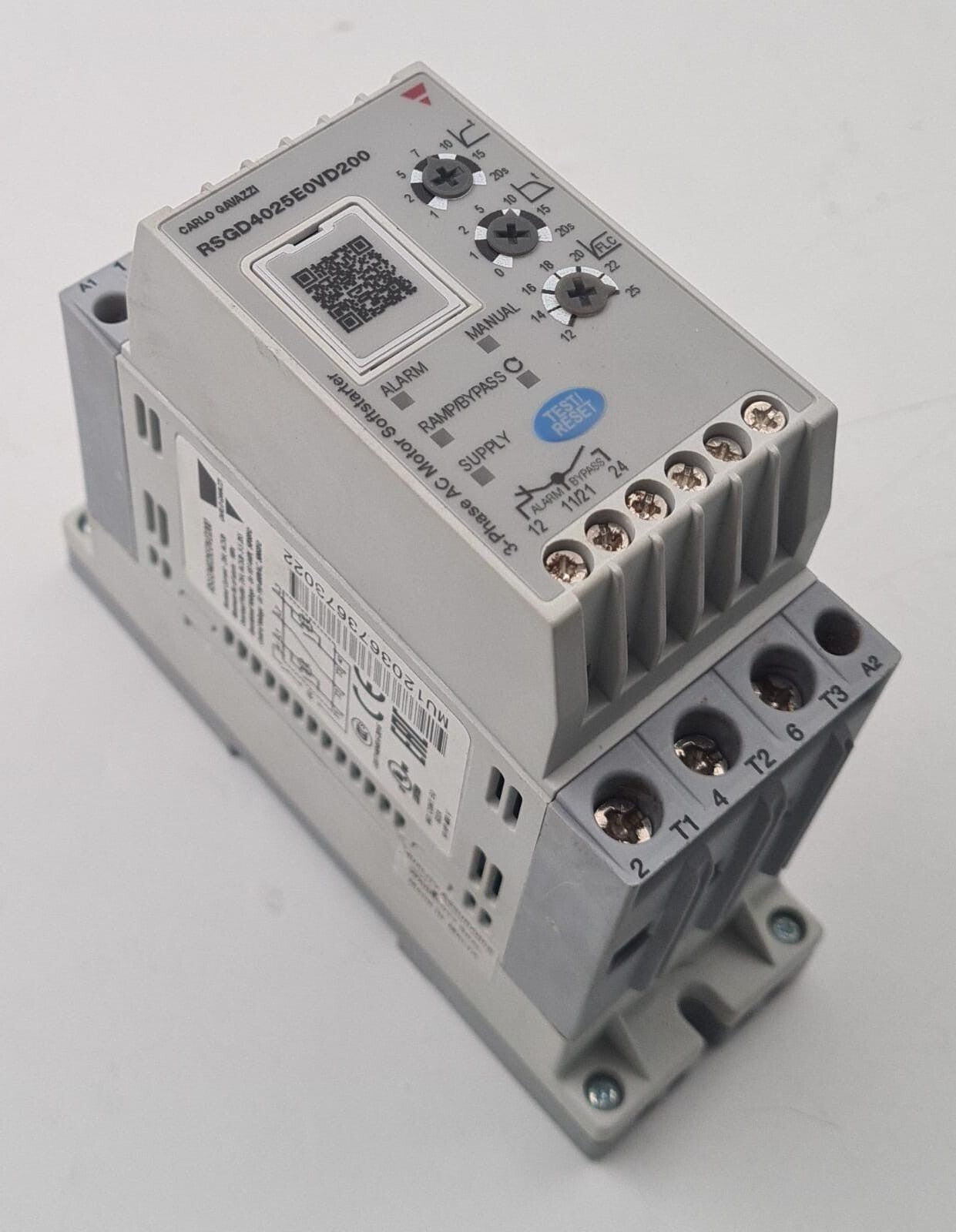 CARLO GAVAZZI RSGD4025E0VD200 3-Phase AC Motor Softstarter