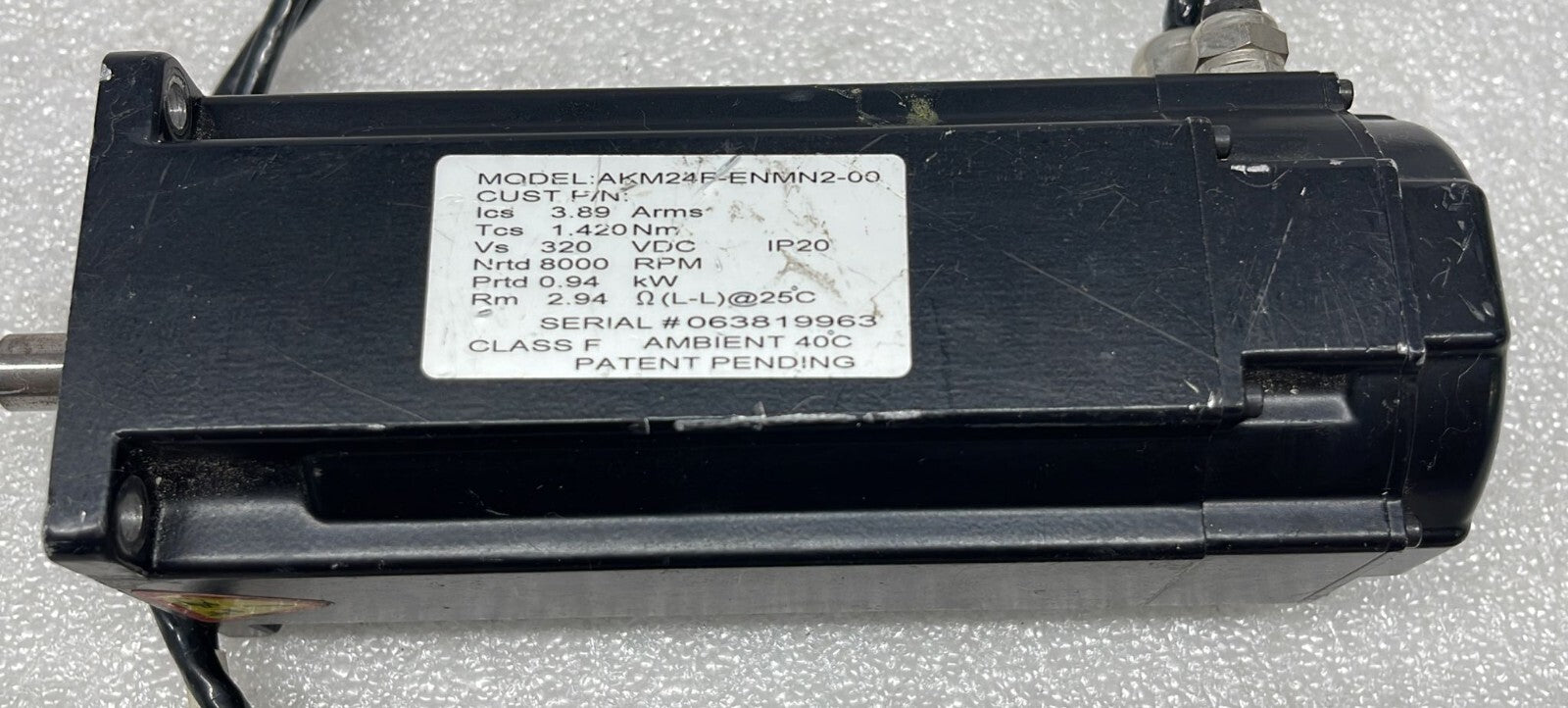 Kollmorgen Automation Servo Motor AKM24F-ENMN2-00