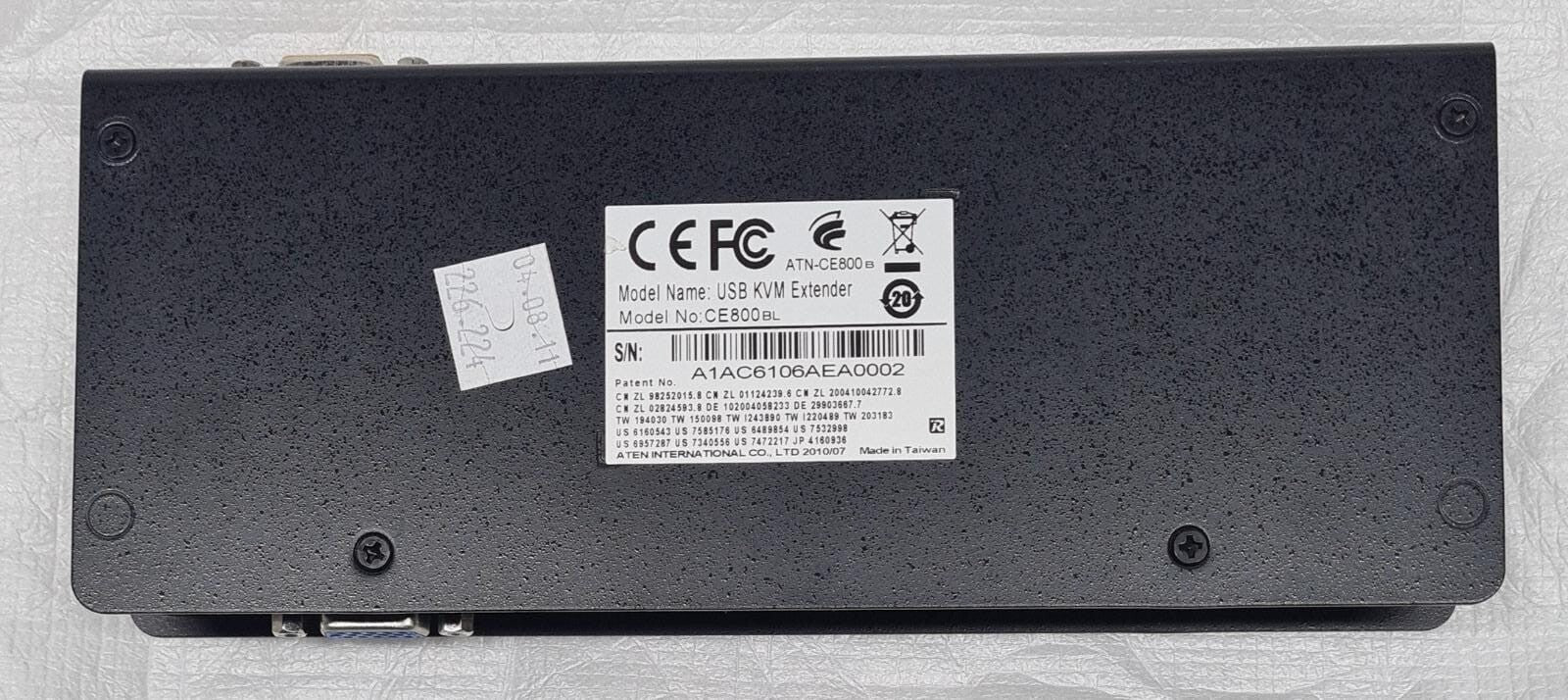 ATEN ProXime USB KVM Extender CE800B-L VGA/Audio Dual Console operation Half-Kit