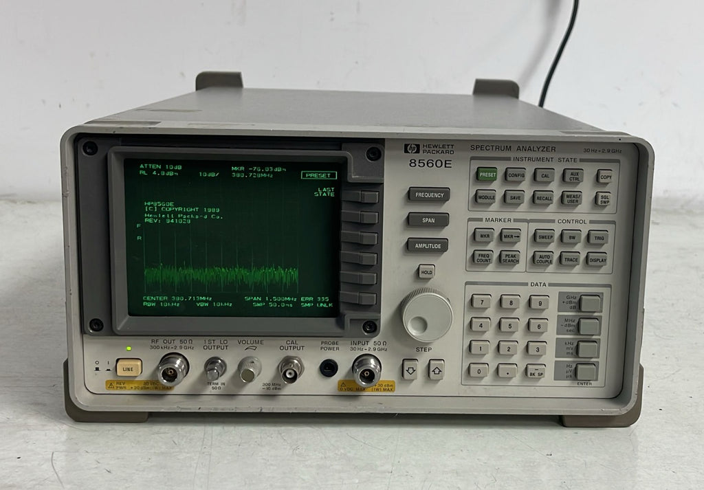 HP 8560E Spectrum Analyzer 30Hz - 2.9GHZ